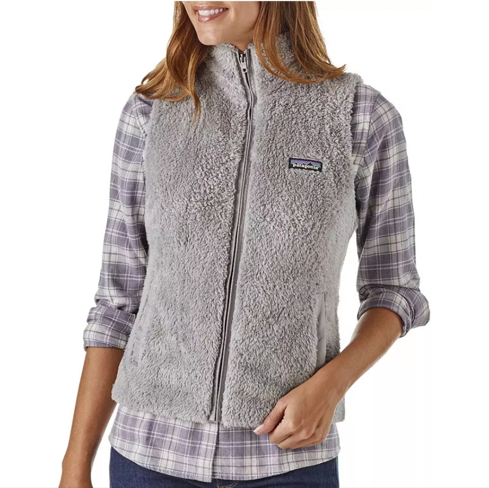 Patagonia women's Los Gatos fleece vest gray size L